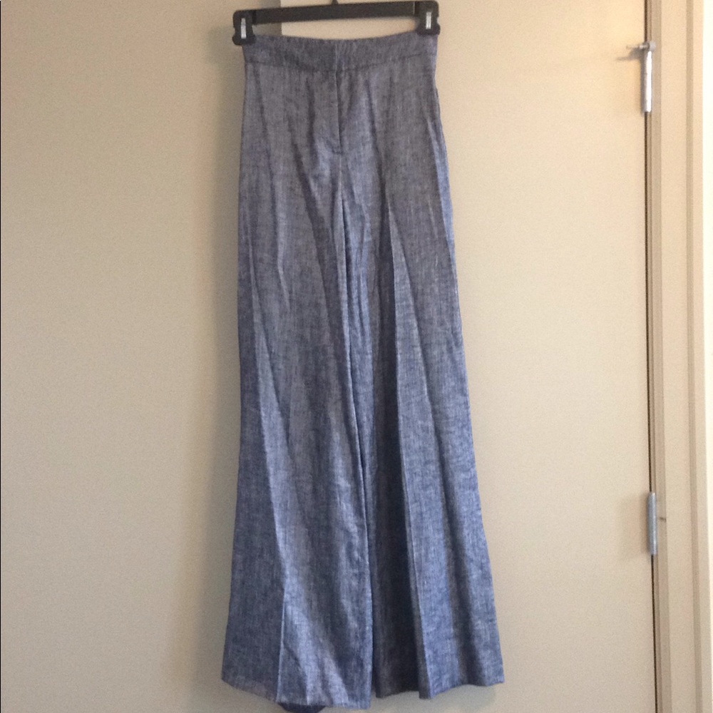 Theory wide leg trousers